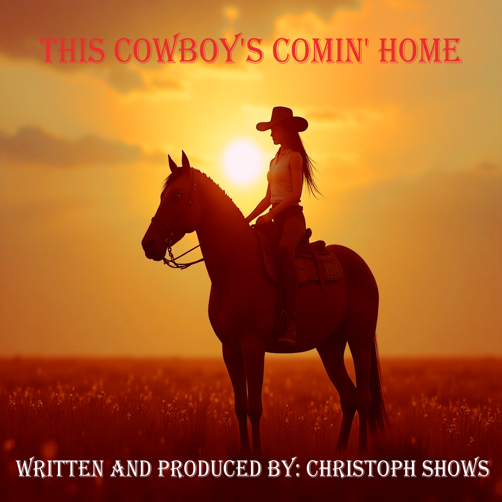 She's gone out to work on the range. She found independence, but what she lost was those who love her. He's waiting for her.